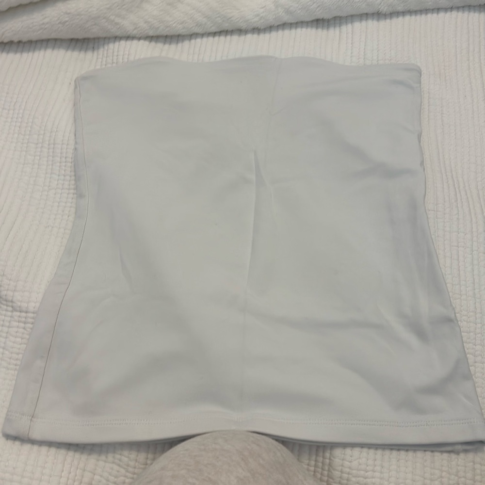 Babaton tube top extra small white great condition